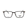 VANROSSI Unisex Black Rectangular Eyeglass Frame