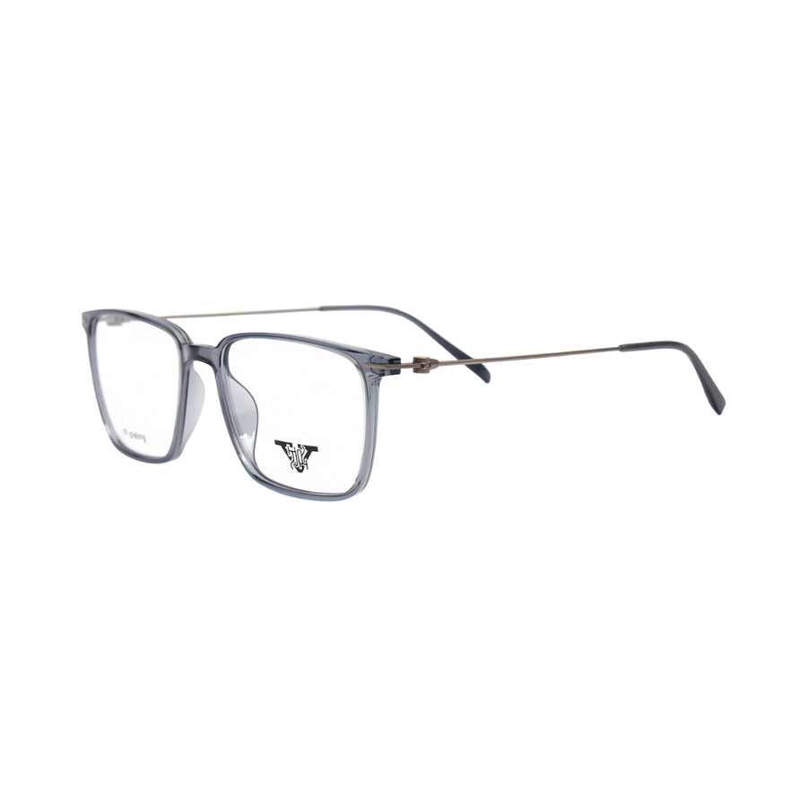 VANROSSI Unisex Grey Rectangular Eyeglass Frame