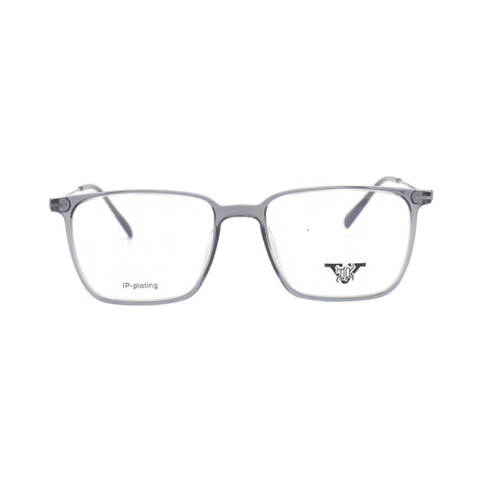 VANROSSI Unisex Grey Rectangular Eyeglass Frame