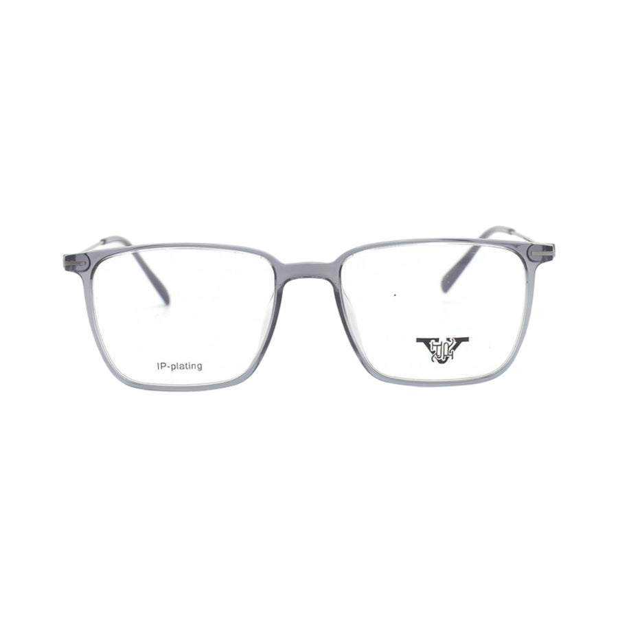 VANROSSI Unisex Grey Rectangular Eyeglass Frame