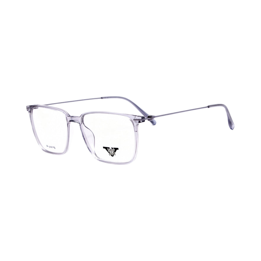 VANROSSI Unisex Grey Rectangular Eyeglass Frame