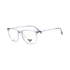VANROSSI Unisex Grey Rectangular Eyeglass Frame