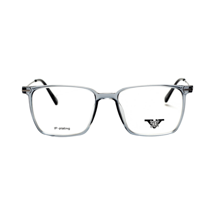 VANROSSI Unisex Grey Rectangular Eyeglass Frame