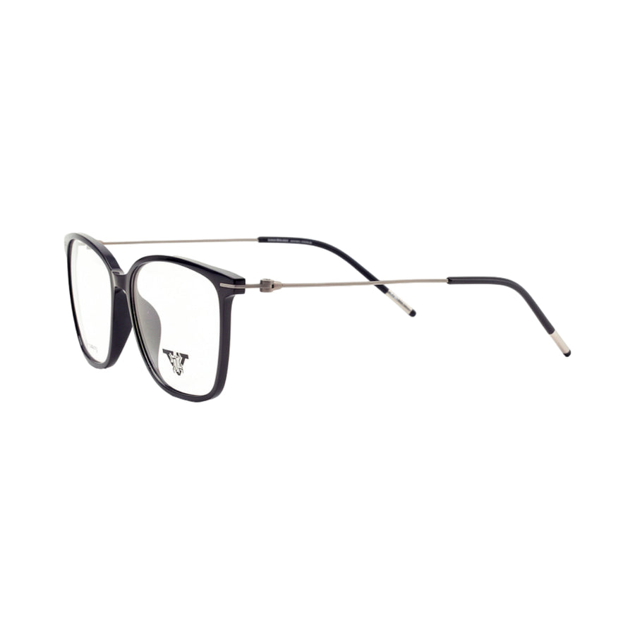 VANROSSI Women's Black Wayfarer Eyeglass Frame