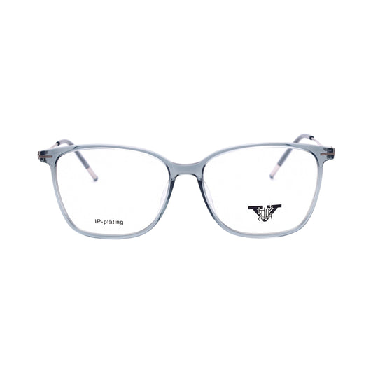 VANROSSI Women's Grey Wayfarer Eyeglass Frame
