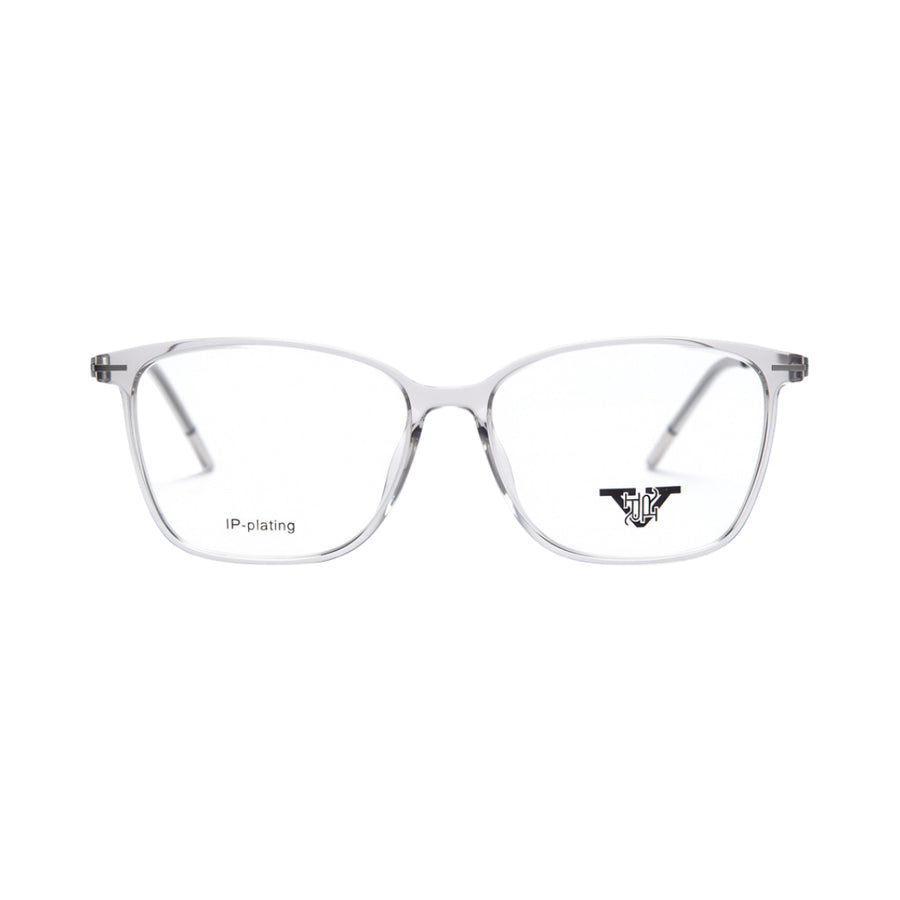 VANROSSI Women's Grey Wayfarer Eyeglass Frame
