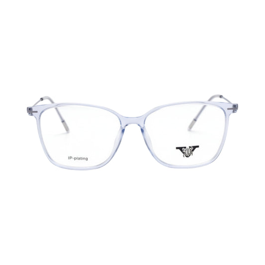 VANROSSI Women's Crystal Clear Wayfarer Eyeglass Frame