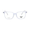 VANROSSI Women's Crystal Clear Wayfarer Eyeglass Frame