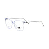 VANROSSI Women's Crystal Clear Wayfarer Eyeglass Frame