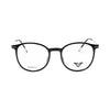 VANROSSI Women's Black Round Eyeglass Frame