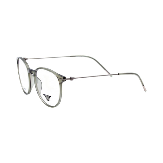 VANROSSI Women's Grey Round Eyeglass Frame