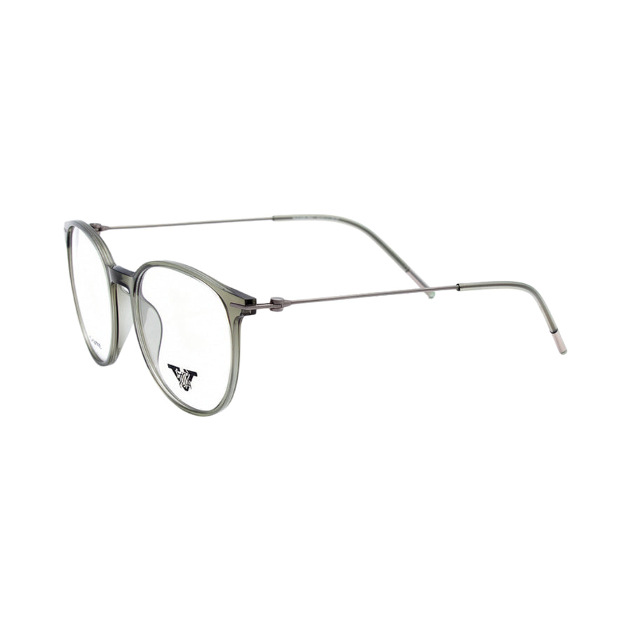 VANROSSI Women's Grey Round Eyeglass Frame