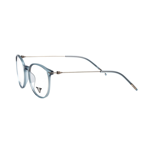 VANROSSI Women's Turquoise Round Eyeglass Frame