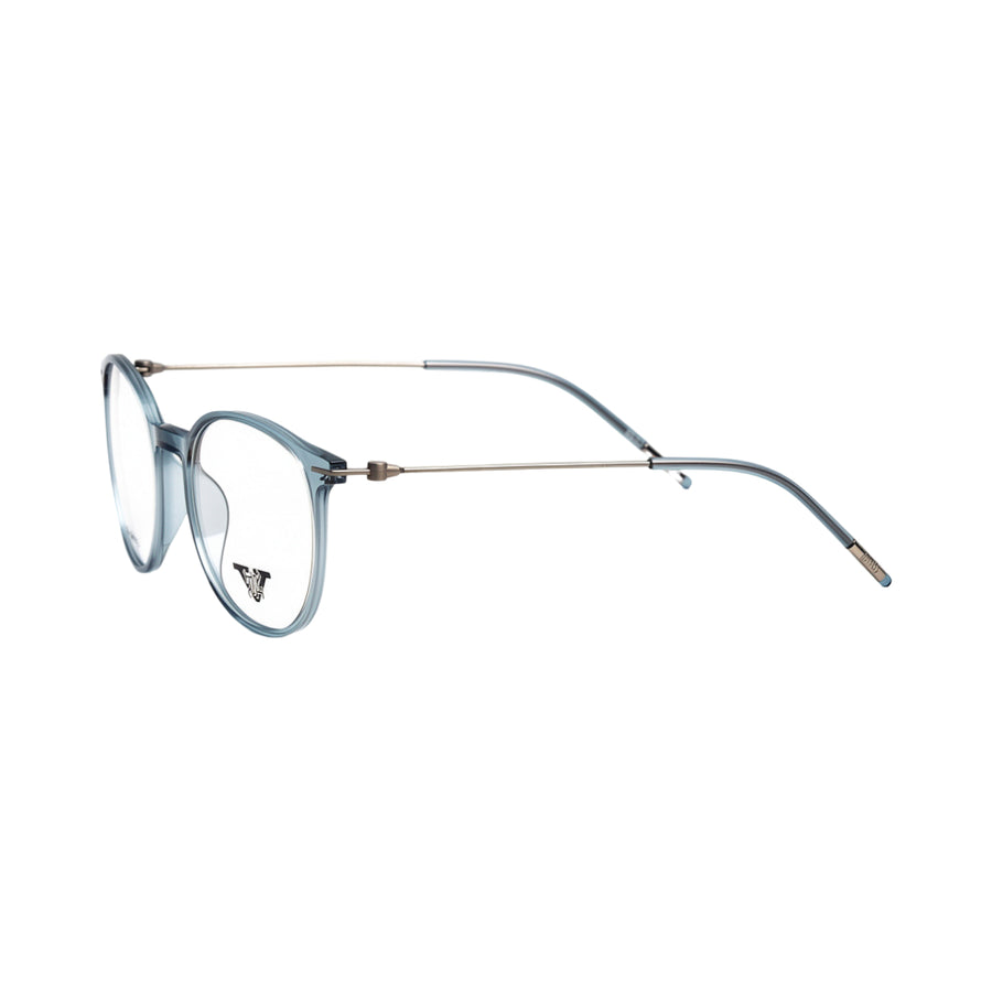 VANROSSI Women's Turquoise Round Eyeglass Frame