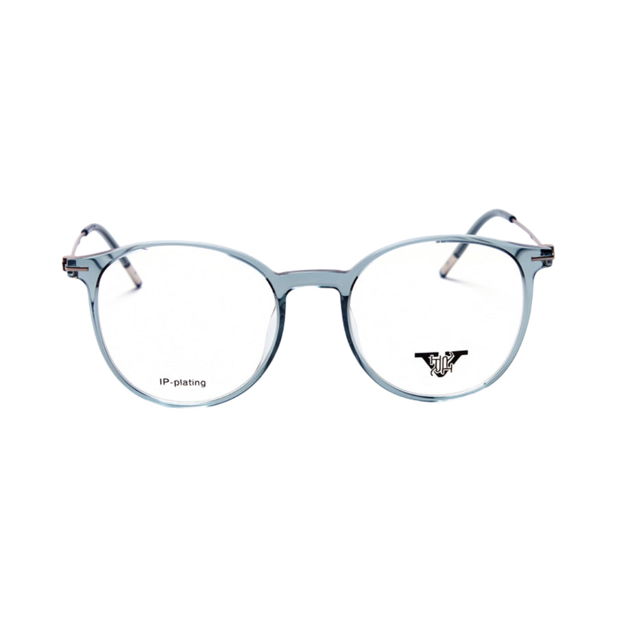 VANROSSI Women's Turquoise Round Eyeglass Frame