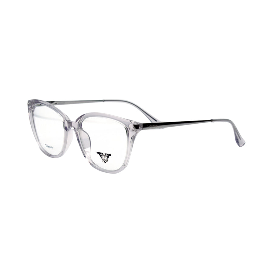 VANROSSI Women's Grey Cat Eye Eyeglass Frame