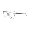 VANROSSI Women's Grey Cat Eye Eyeglass Frame