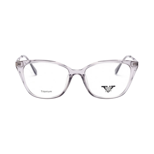 VANROSSI Women's Grey Cat Eye Eyeglass Frame