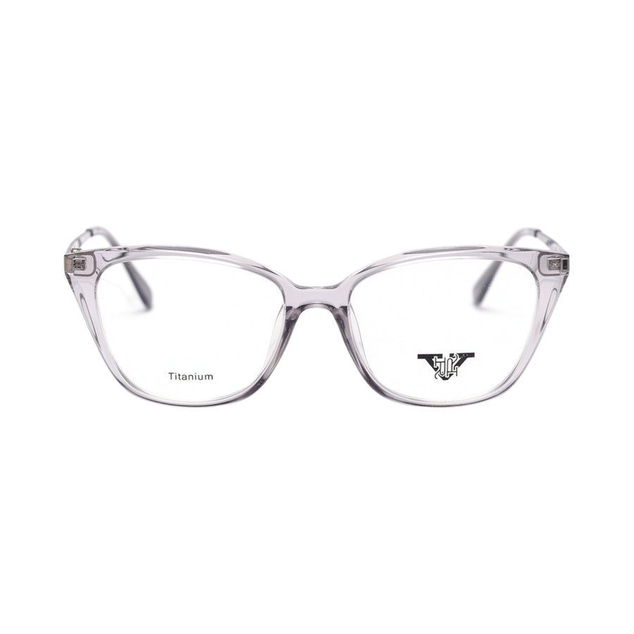 VANROSSI Women's Grey Cat Eye Eyeglass Frame