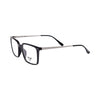 VANROSSI Men's Black Square Eyeglass Frame