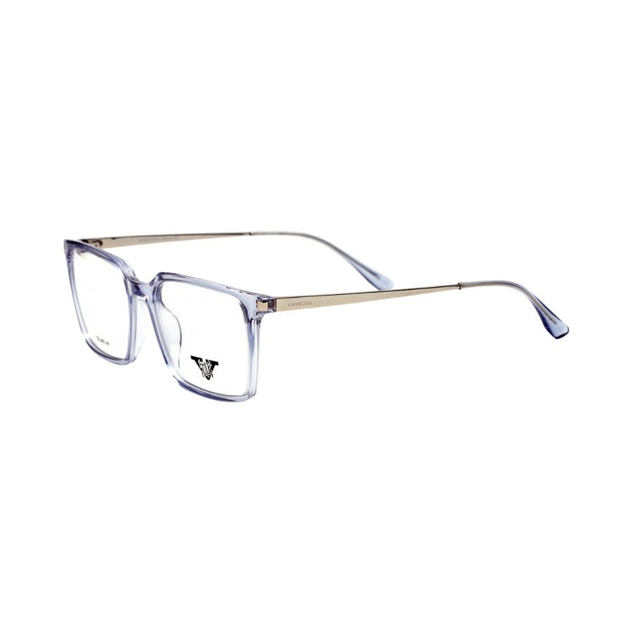 VANROSSI Men's Crystal Clear Square Eyeglass Frame