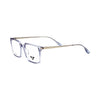 VANROSSI Men's Crystal Clear Square Eyeglass Frame