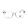 VANROSSI Men's Crystal Clear Square Eyeglass Frame
