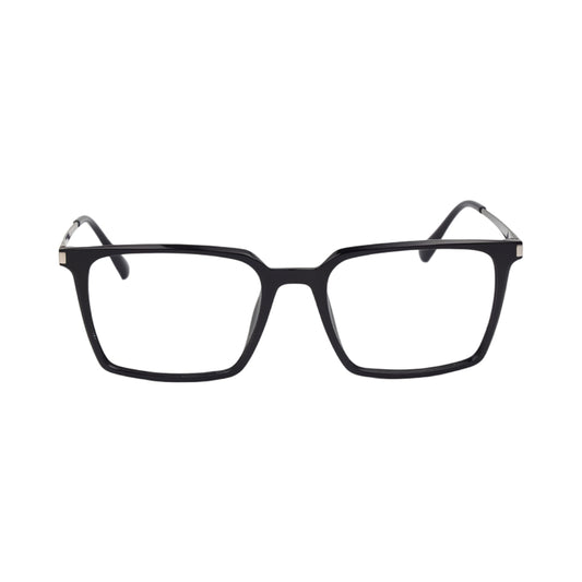 VANROSSI Men's Black Square Eyeglass Frame