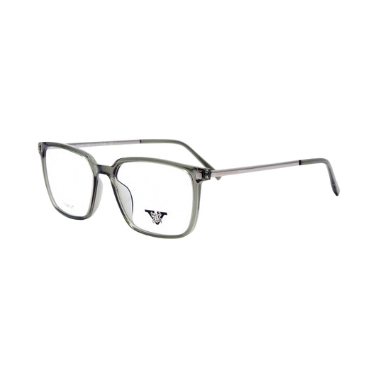 VANROSSI Men's Grey Rectangular Eyeglass Frame