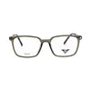 VANROSSI Men's Grey Rectangular Eyeglass Frame
