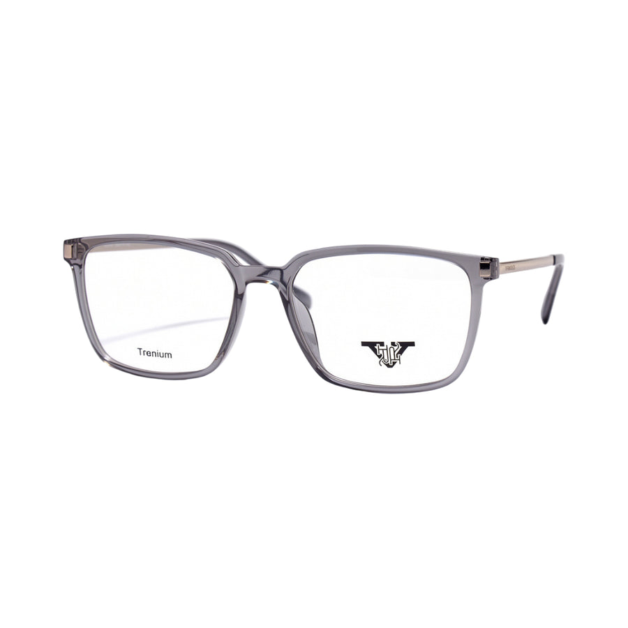 VANROSSI Men's Grey Rectangular Eyeglass Frame