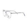 VANROSSI Women's Light Grey Geometric Eyeglass Frame
