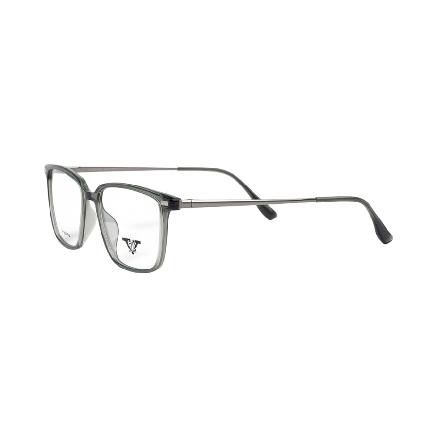 VANROSSI Unisex Crystal Olive Eyeglass Frame