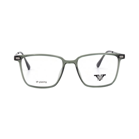 VANROSSI Unisex Crystal Olive Eyeglass Frame