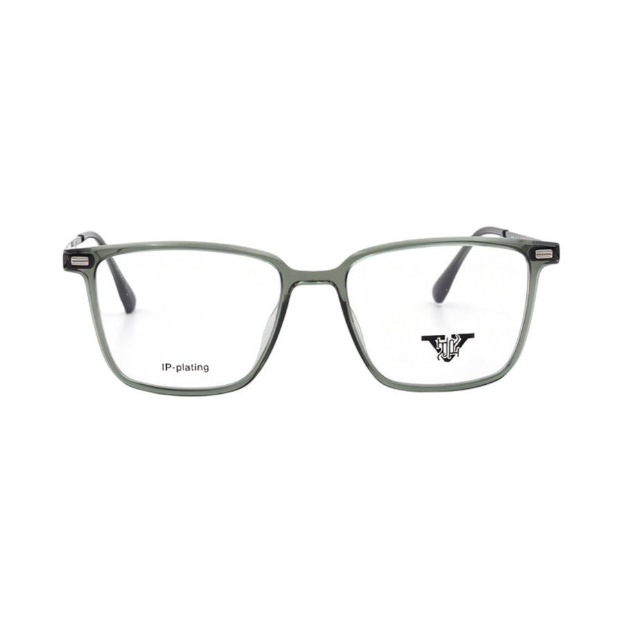 VANROSSI Unisex Crystal Olive Eyeglass Frame
