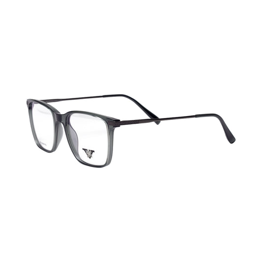 VANROSSI Unisex Grey Rectangular Eyeglass Frame