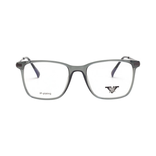 VANROSSI Unisex Grey Rectangular Eyeglass Frame