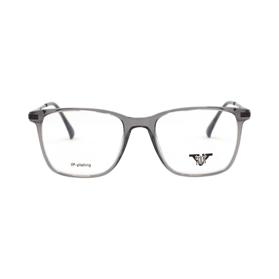 VANROSSI Unisex Grey Rectangular Eyeglass Frame