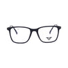 VANROSSI Unisex Black Rectangular Eyeglass Frame