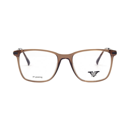 VANROSSI Unisex Crystal Café Rectangular Eyeglass Frame