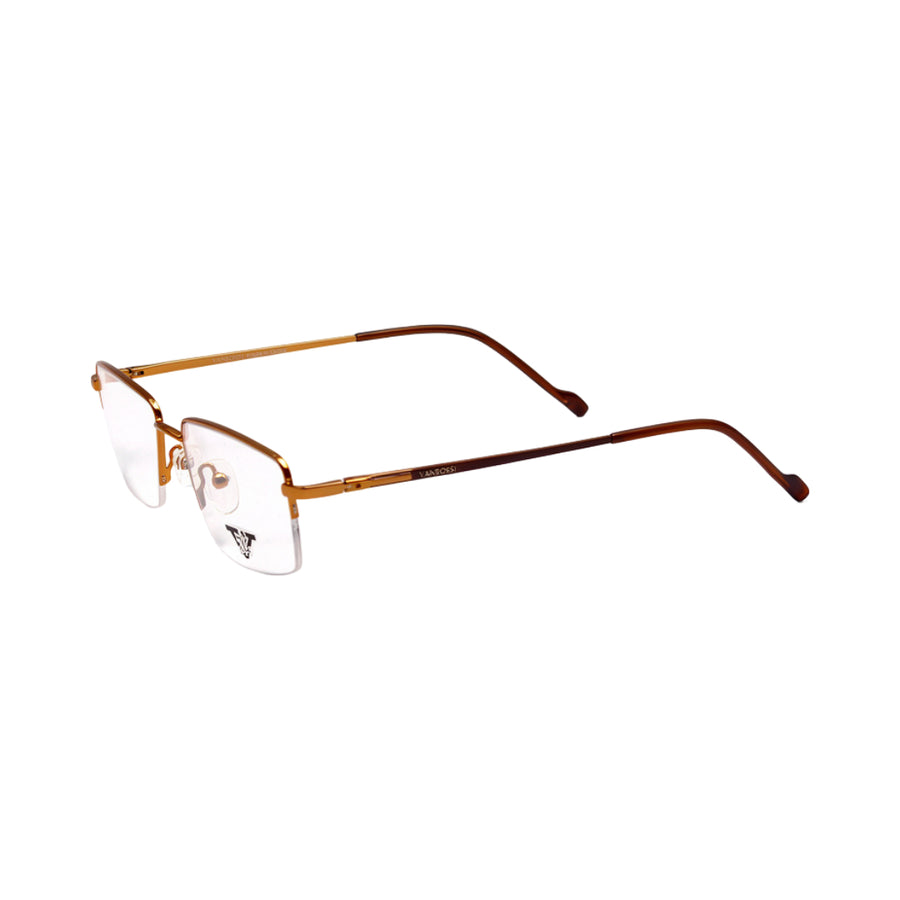 VANROSSI Unisex Semi-Rimless Rectangular Eyeglass Frame