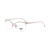 VANROSSI Women's Café Semi-Rimless Cat Eye Eyeglass Frame