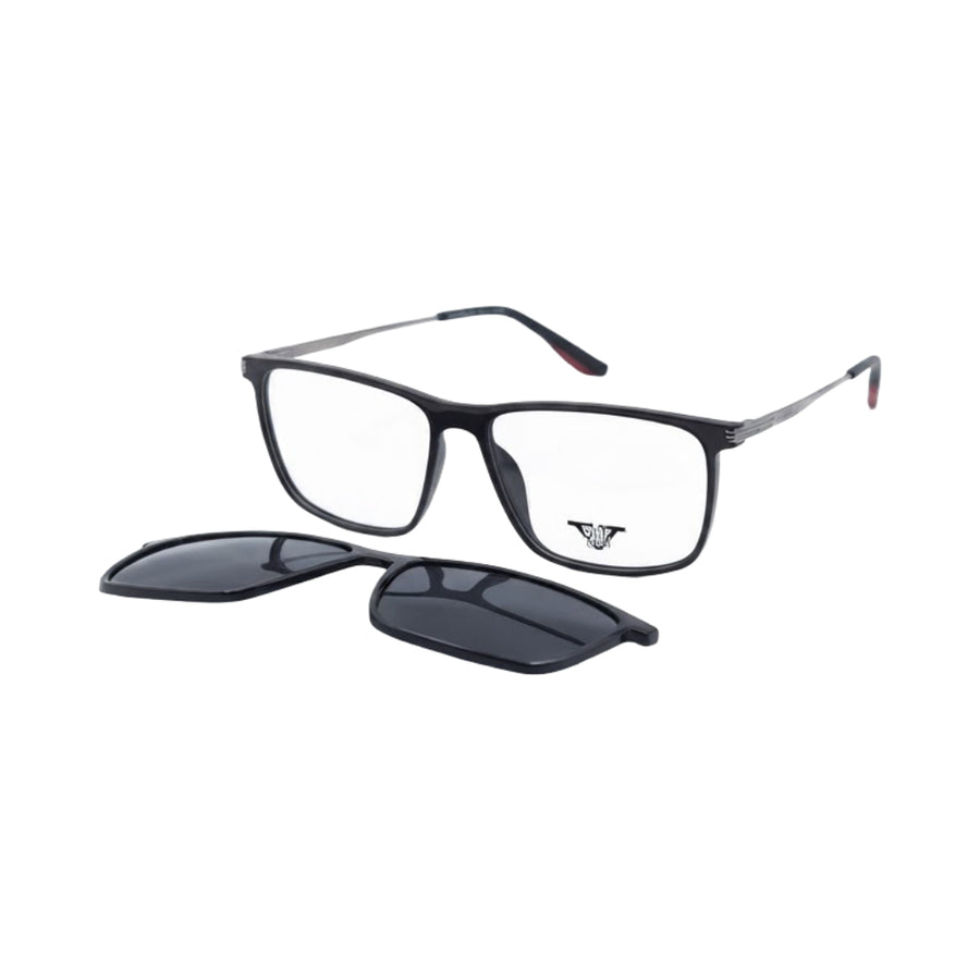 VANROSSI Clip-On Rectangular Optical Glasses