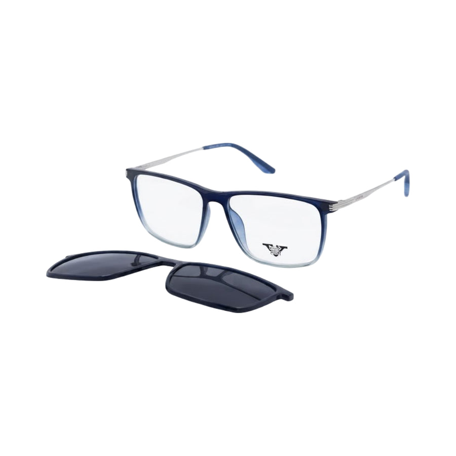 VANROSSI Clip-On Rectangular Optical Glasses