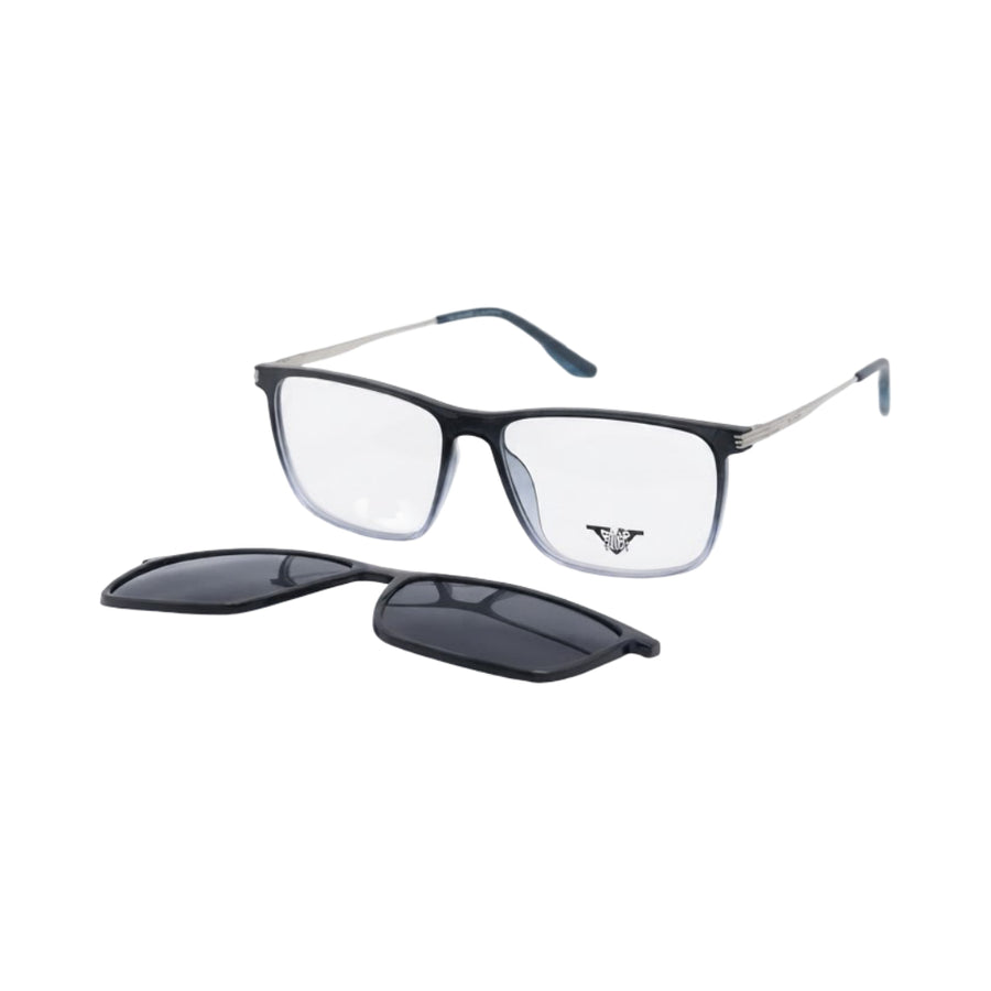 VANROSSI Rectangular Clip-On Optical Glasses