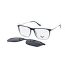 VANROSSI Rectangular Clip-On Optical Glasses