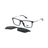 VANROSSI Rectangular Clip-On Optical Glasses