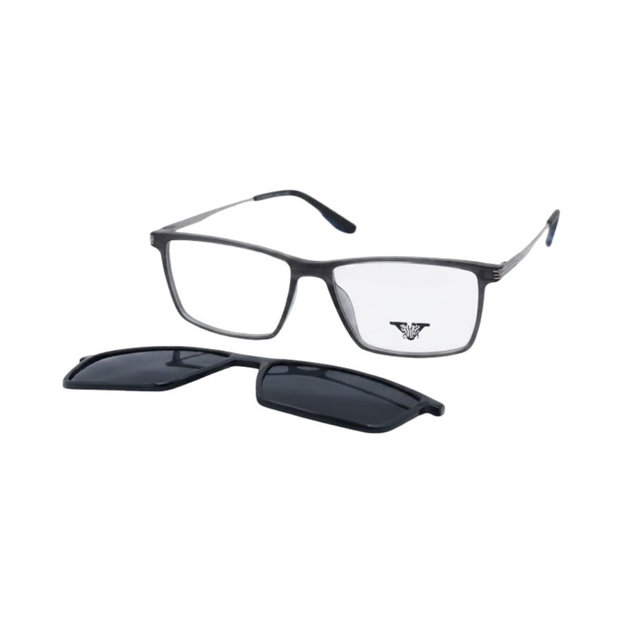 VANROSSI Rectangular Clip-On Optical Glasses