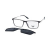 VANROSSI Rectangular Clip-On Optical Glasses