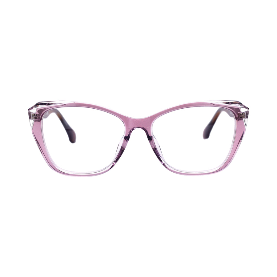 VANROSSI Women's Purple Cat Eye Eyeglass Frame